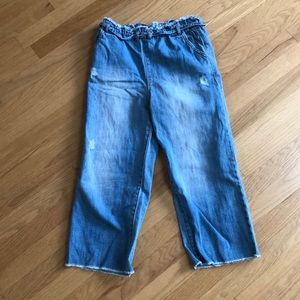 kids casual wide leg jeans